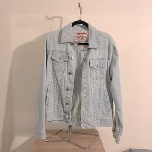 Vintage trucker jacket, used.
